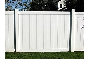 Vinyl Privacy Fence Panel Kit 6'X 8'