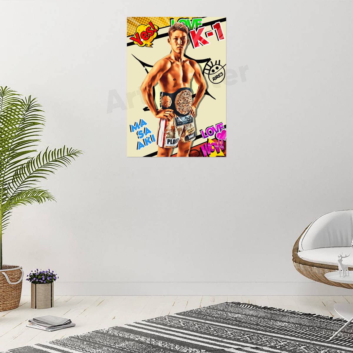 Amazon.co.jp: 野杁正明 ポスター アートポスター インテリア K1