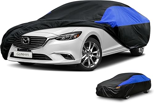 Miniatura 22 de Funda para automóvil Nissan Rogue impermeable para todo tipo de clima, cubierta exterior completa ligera para automóviles, exteriores, sol, UV, 08