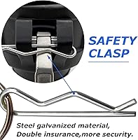 Vista 6 de 2 piezas de accesorios Camlock Poly DC-75 3/4 pulgadas Tipo CC Acoplamientos estándar Accesorios de bloqueo de leva de polipropileno para ranura