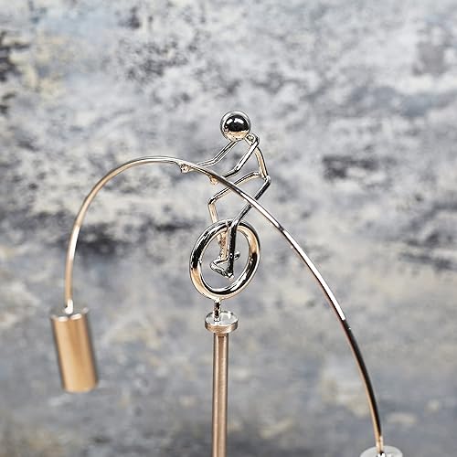 Miniatura 4 de Juguete de equilibrio Sunnytech de acero para la física, juguete artístico de equilibrio, juguete de equilibrio descompresivo artístico para el