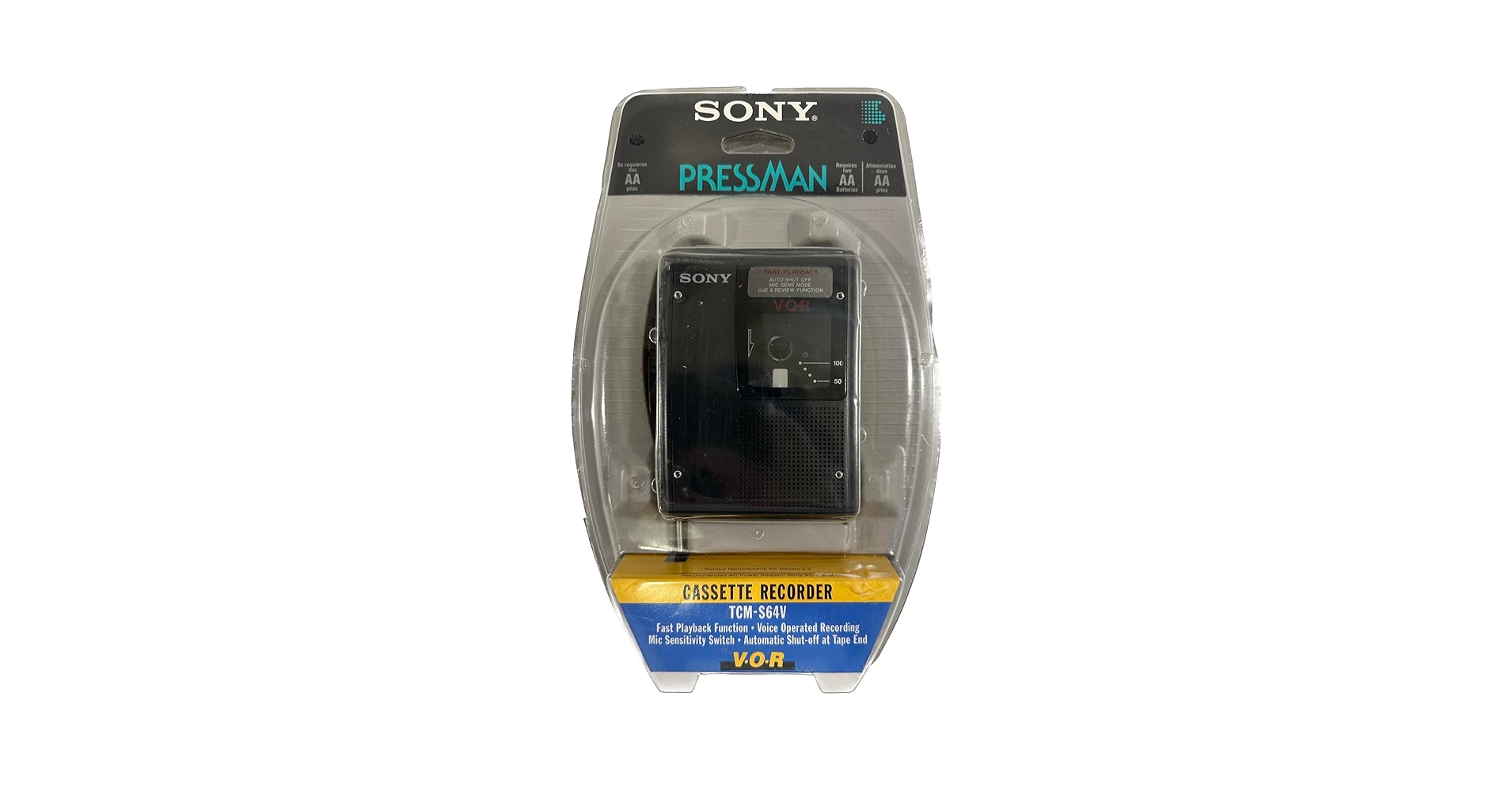 Amazon.com: Sony Pressman TCM-S64V Cassette Recorder