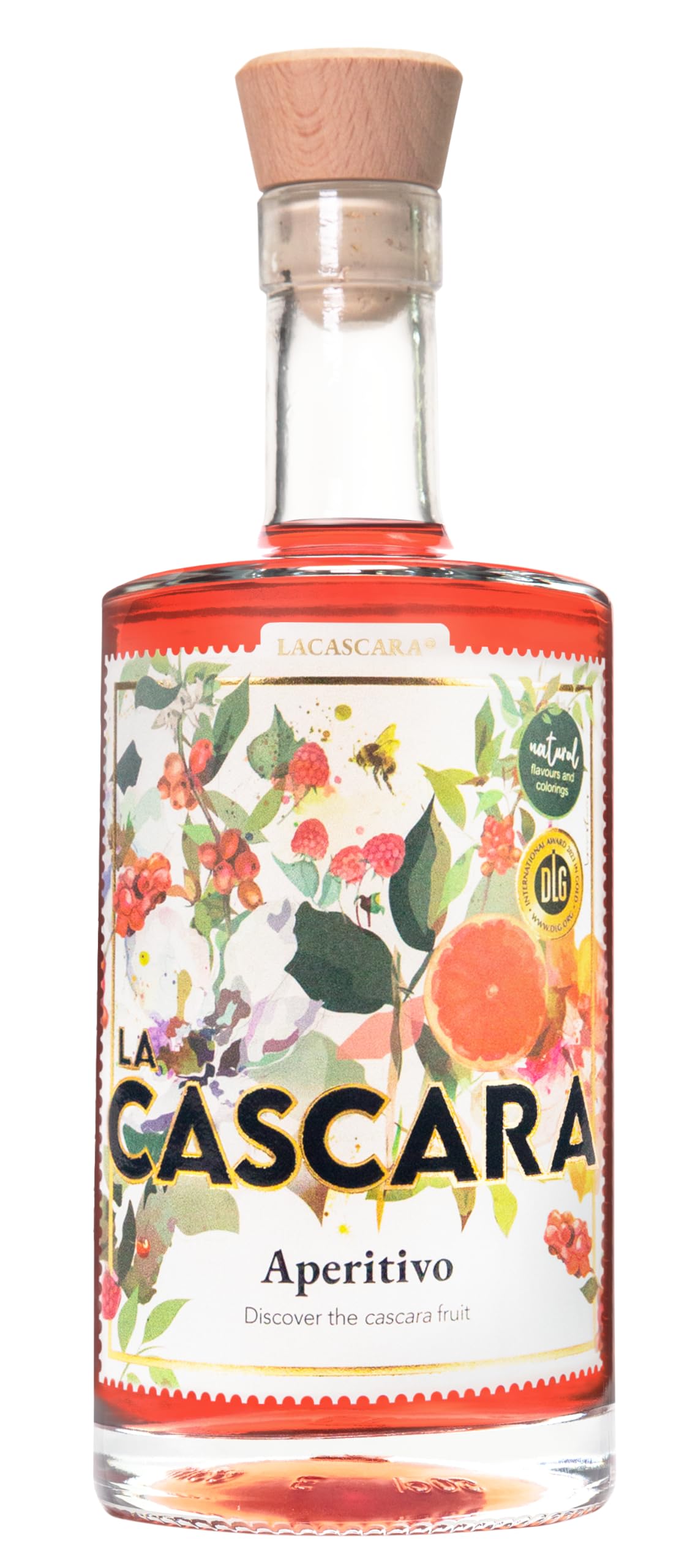 LACASCARA® Aperitivo - Aperitif ohne künstliche Zusatzstoffe - Cascara Spritz - Likör, 16% vol. (bekannt aus "Die Höhle der Löwen")