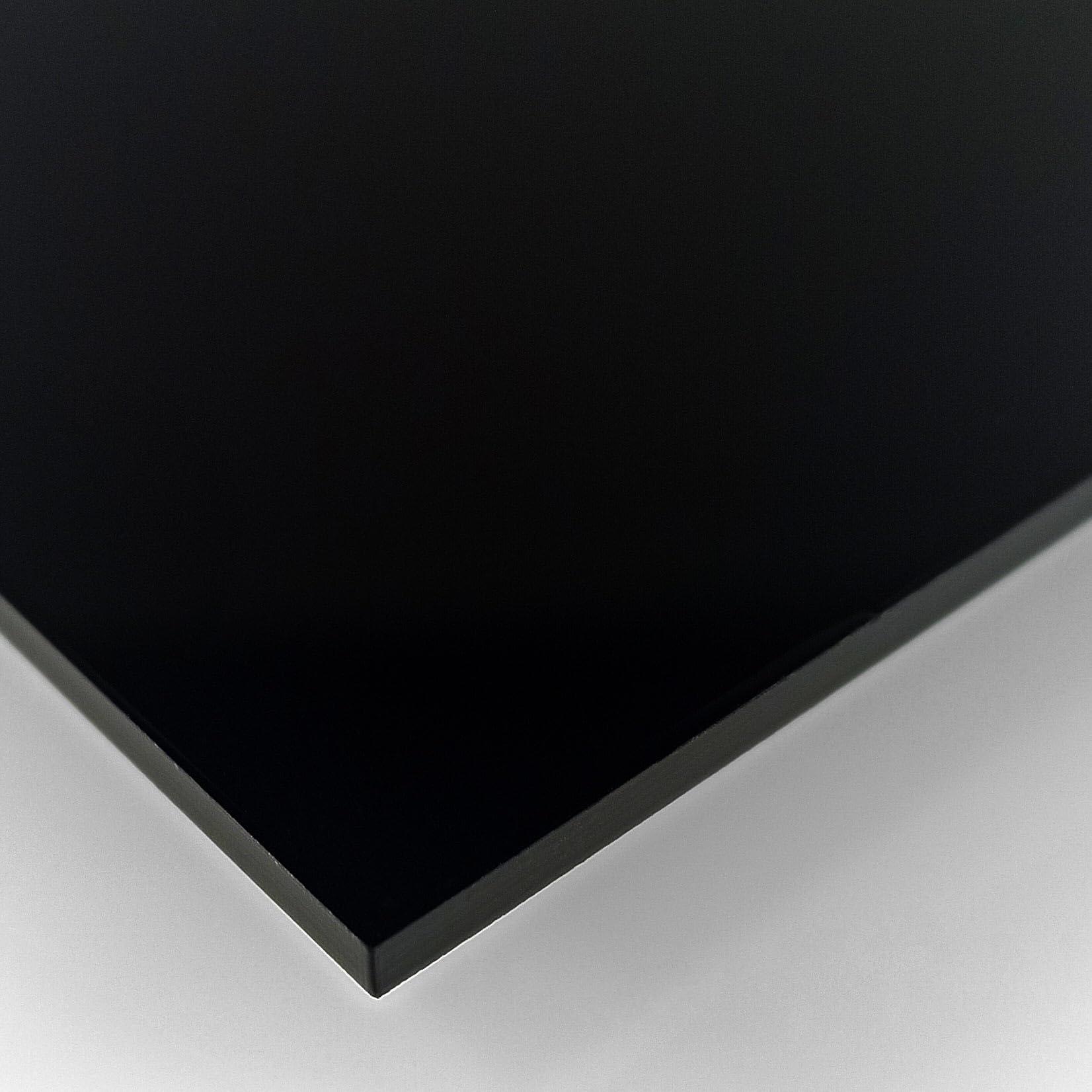 GOYAPRINT Metacrilato Negro 3mm Plancha Plástico Rígido A3 Lámina de Acrílico