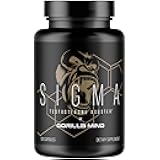 Gorilla Mind Sigma Testosterone Booster - Made with Tongkat Ali and Fadogia Agrestis Extract to Support Higher Testosterone Level (120 Capsules)
