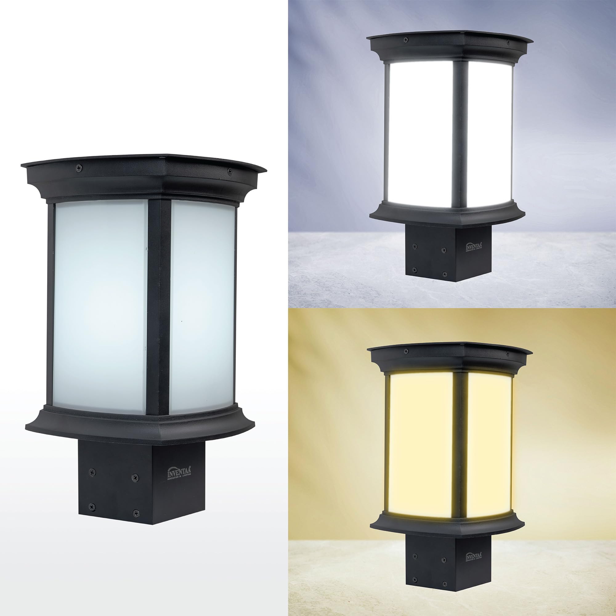 INVENTAA Aluminium Bloom 10W Gate Light For Home Gate Waterproof (Warm White) Ip65 Unbreakable Gate Lamps For Outdoor Waterproof | Rustproof Gate Lights For Outdoor Garden Compound Wall (1 Pack) (B0CMXR8CMV) Amazon Price History, Amazon Price Tracker