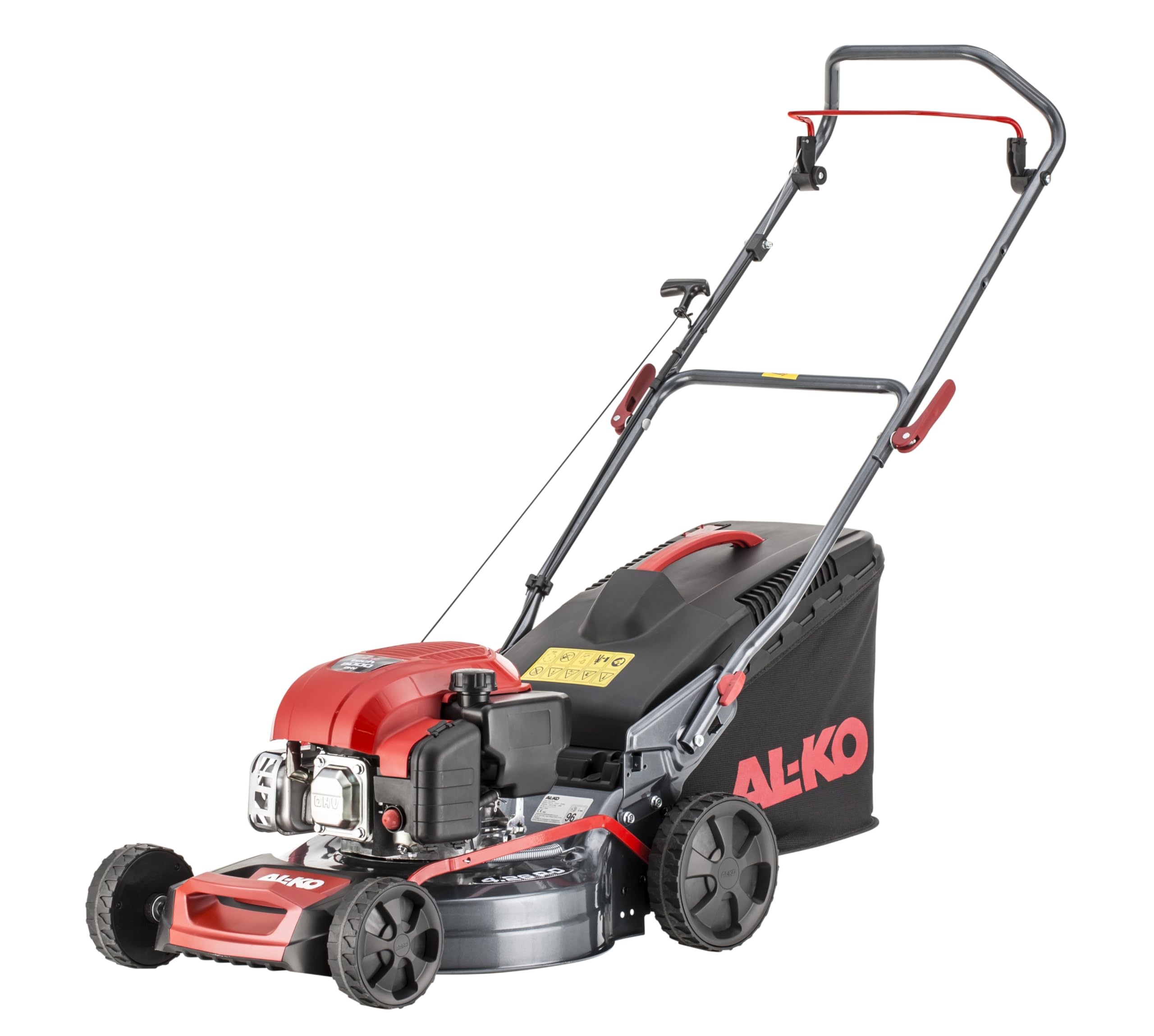 AL-KO Benzin-Rasenmäher Easy 4.26 P-D, 41 cm Schnittbreite, 1.9 kW Motorleistung, zentrale Schnitthöhenverstellung, Stahlblechgehäuse, für Rasenflächen bis 800 m²