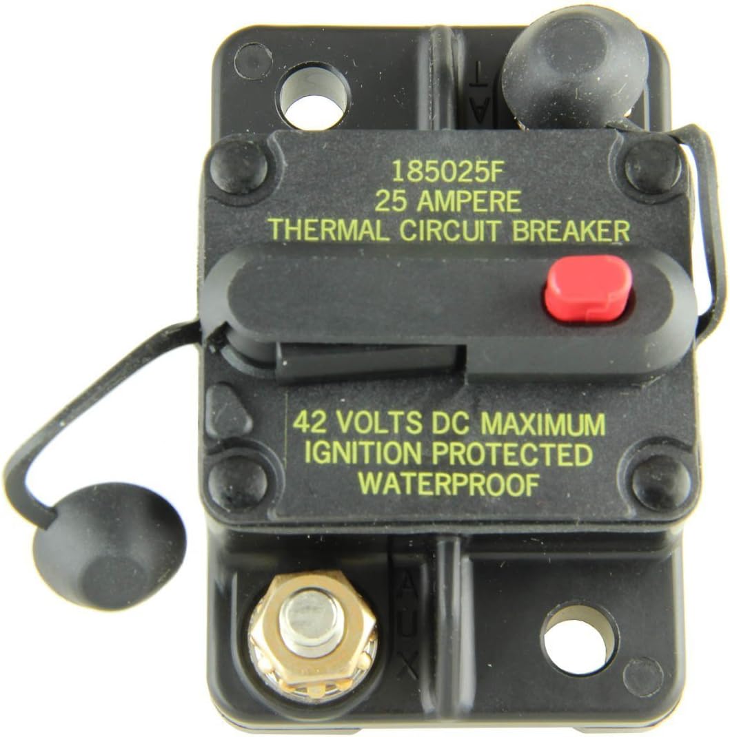 Bussmann CB185-25 Surface-Mount Circuit Breakers, 25 Amps (1 per Pack)