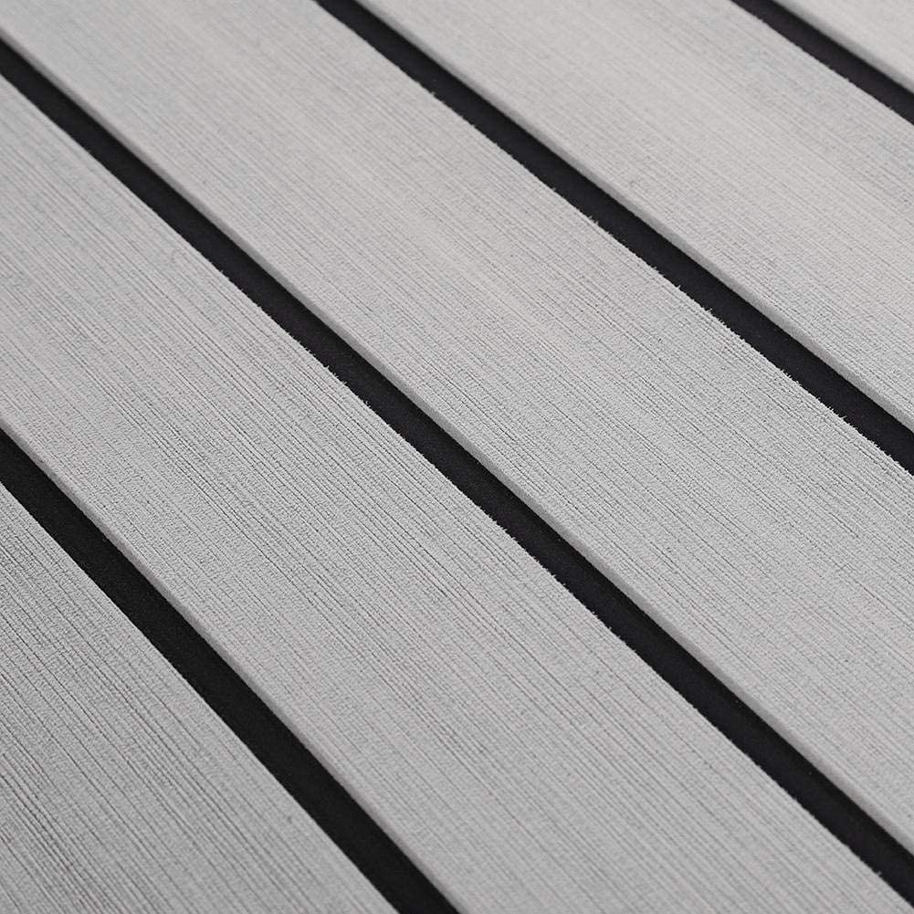 Schaum Teak Bodenbelag Fußboden Teak Selbstklebend Matt Yacht Fit für Yacht und Wohnmobil, 240 * 90 * 0.6cm