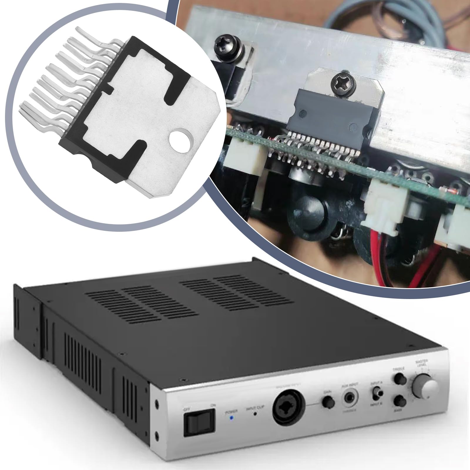 TDA7293 Amplificateur Audio à Semi-conducteur 100W 15V 15 Broches Lot de 2