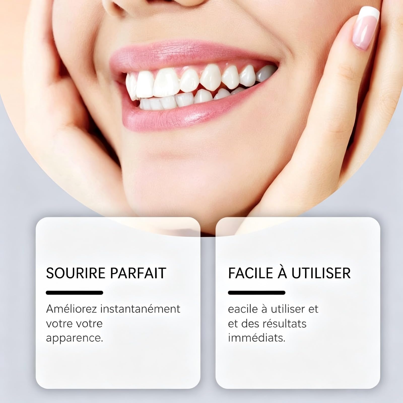 Prothèse Dentaire Silicone Bikenda, Souple Confortabl Appareil Dentaire en Silicone, Pour Hommes Et Femmes, Beautyof Your Smile (1 Pcs)