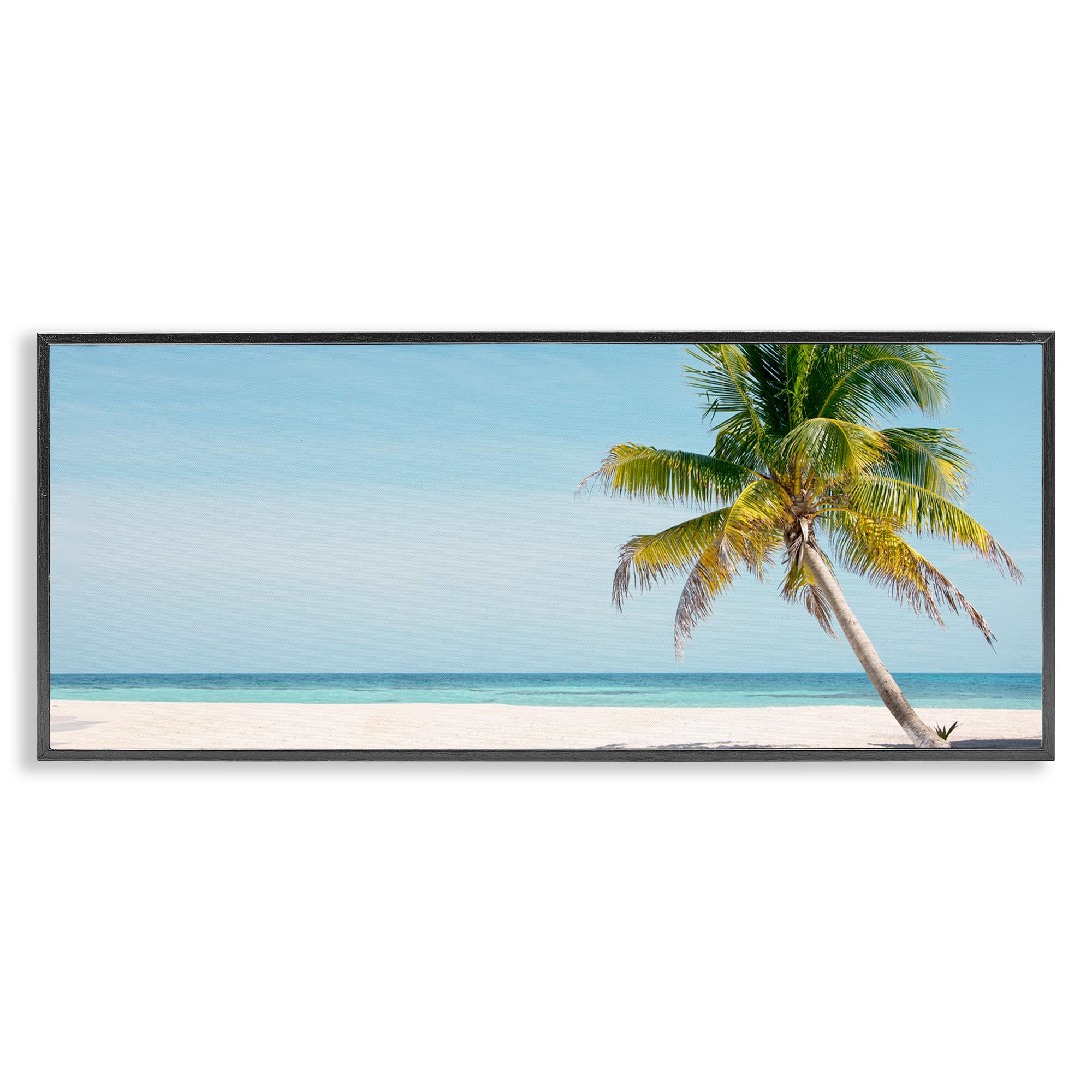 'Tropical Island Palm Tree'| Framed Giclee Art