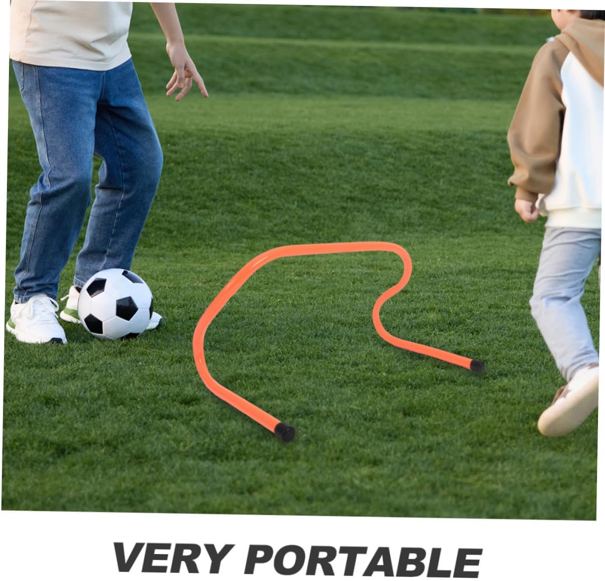 4pcs Agility Hurdles Set 15cm Plastic Speed Training Equipment for Football Basketball Obstacle Course and Track Running Training