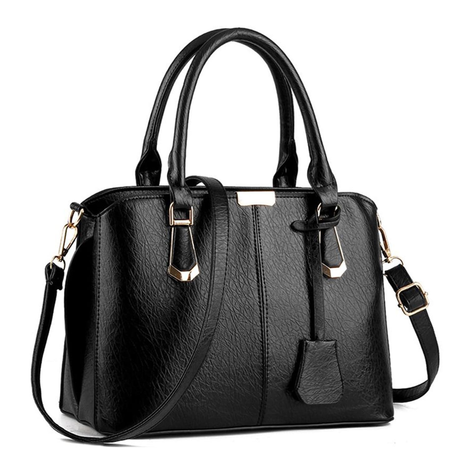 Pahajim Borsa Donna Tracolla in Pelle PU Modello Rigido a Mano Borse a Spalla Elegante per Lavoro, Shopping e Viaggi