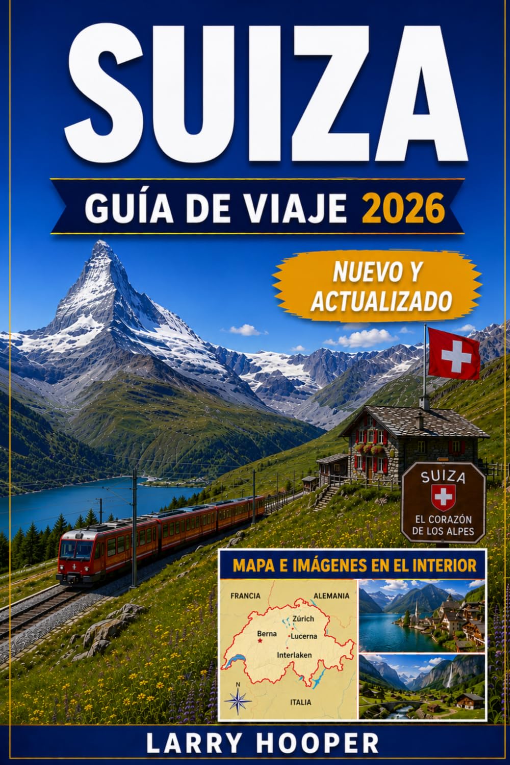 SUIZA GUÍA DE VIAJE 2026 (A TODO COLOR): Tren panorámico, aventuras en los Alpes suizos, pueblos escondidos, escapadas a la montaña, cruceros por ... e itinerarios perfectos para cada temporada
