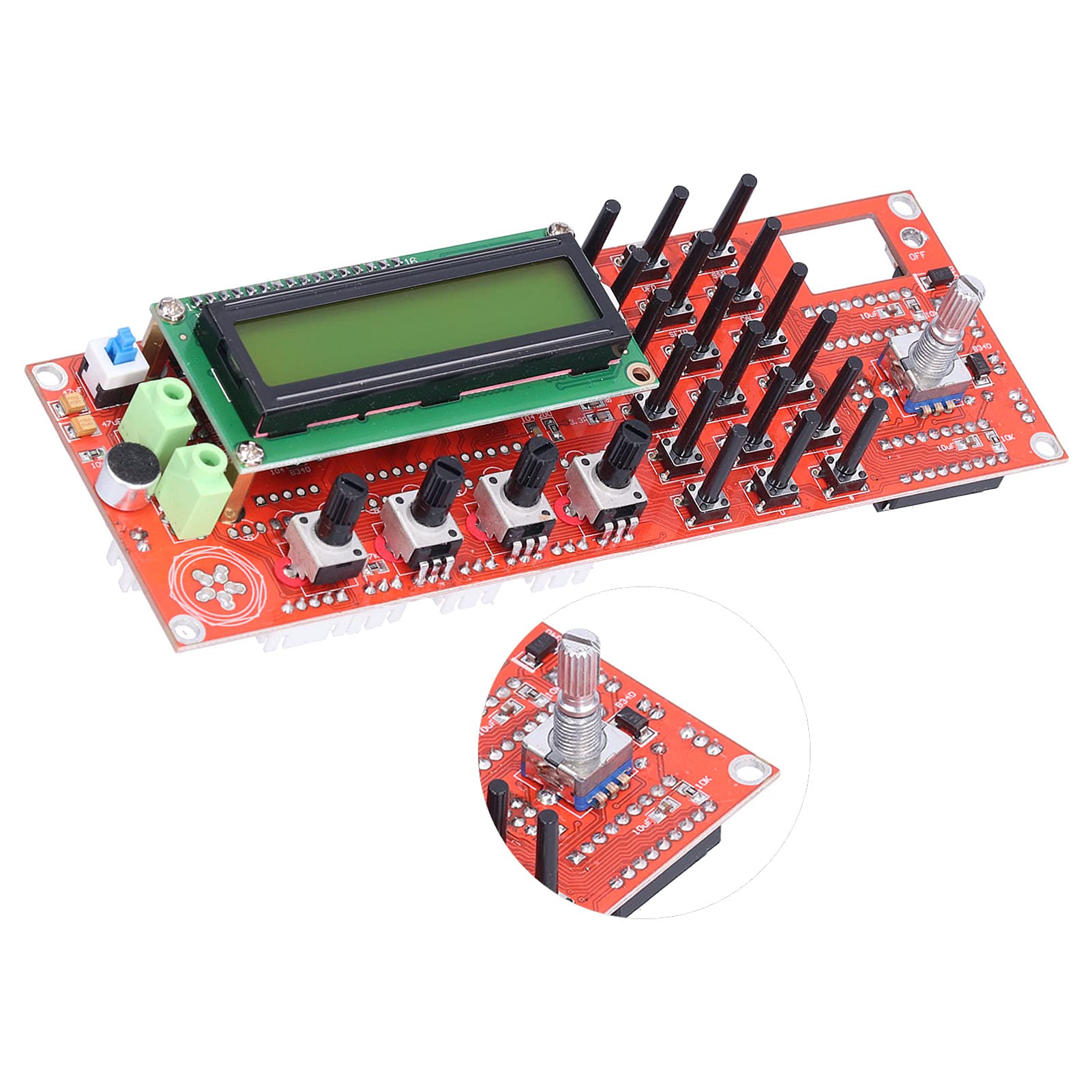 Módulo generador DDS de Onda Corta AD9850 055MHz Generador de señal PCB con Pantalla LED para proyectos electrónicos de Banda de radiofrecuencia