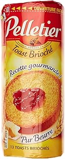 🚨 EXTREME: Pelletier Toast Brioché Recette Gourmande pur beurre le Paquet 150g