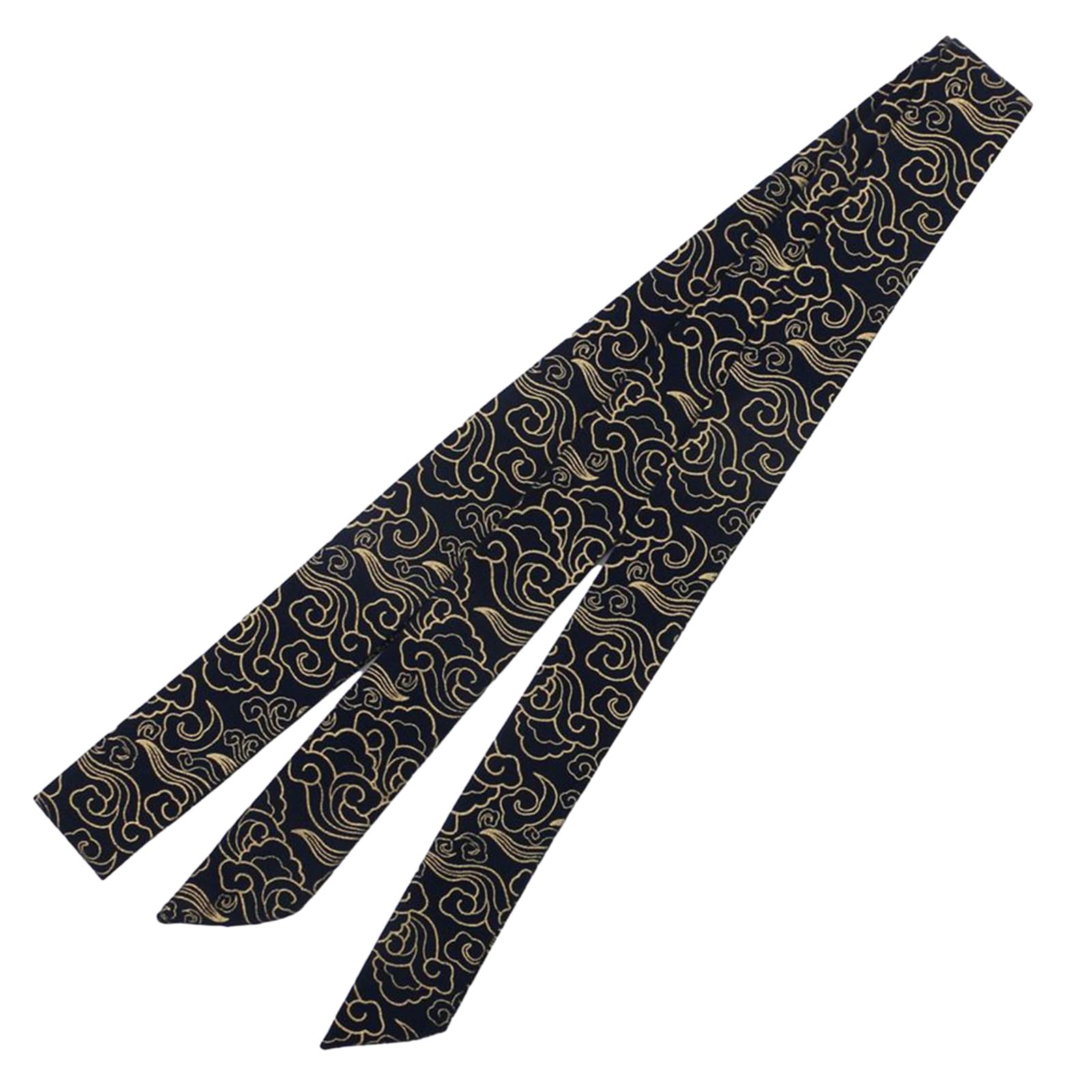Fentency Chinese Hair Band Clothing Headdress with Cloud Pattern Wide Headband with Chinese Flower Pattern