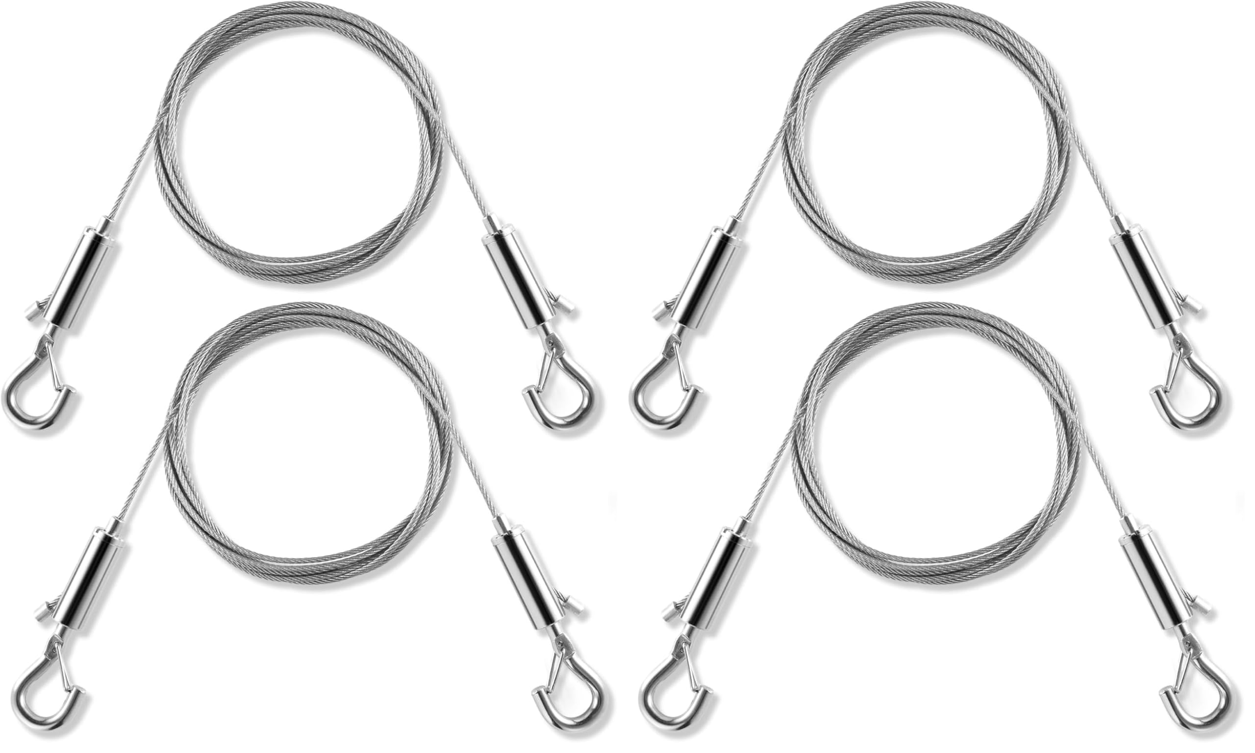 Stainless Steel Picture Hanging Wire, Heavy Duty 100lbs, 2PCS 6.6FT — Amazon image 9