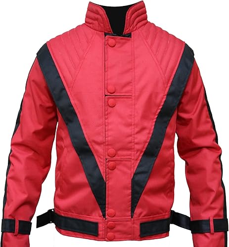 MJ Thriller Chaqueta Rojo Cordura