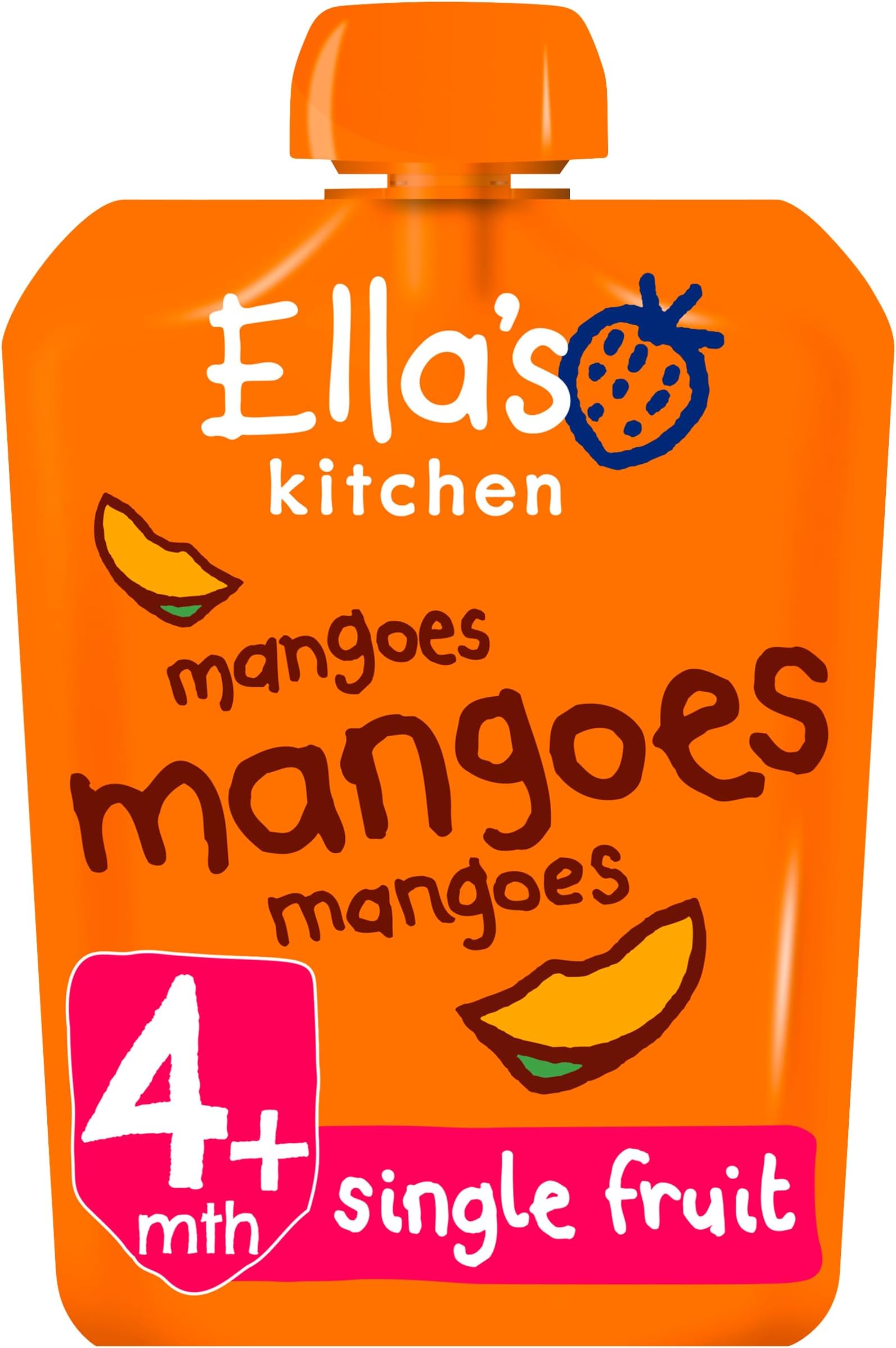 Organic Mangoes Pouch 4+ Months, 70g