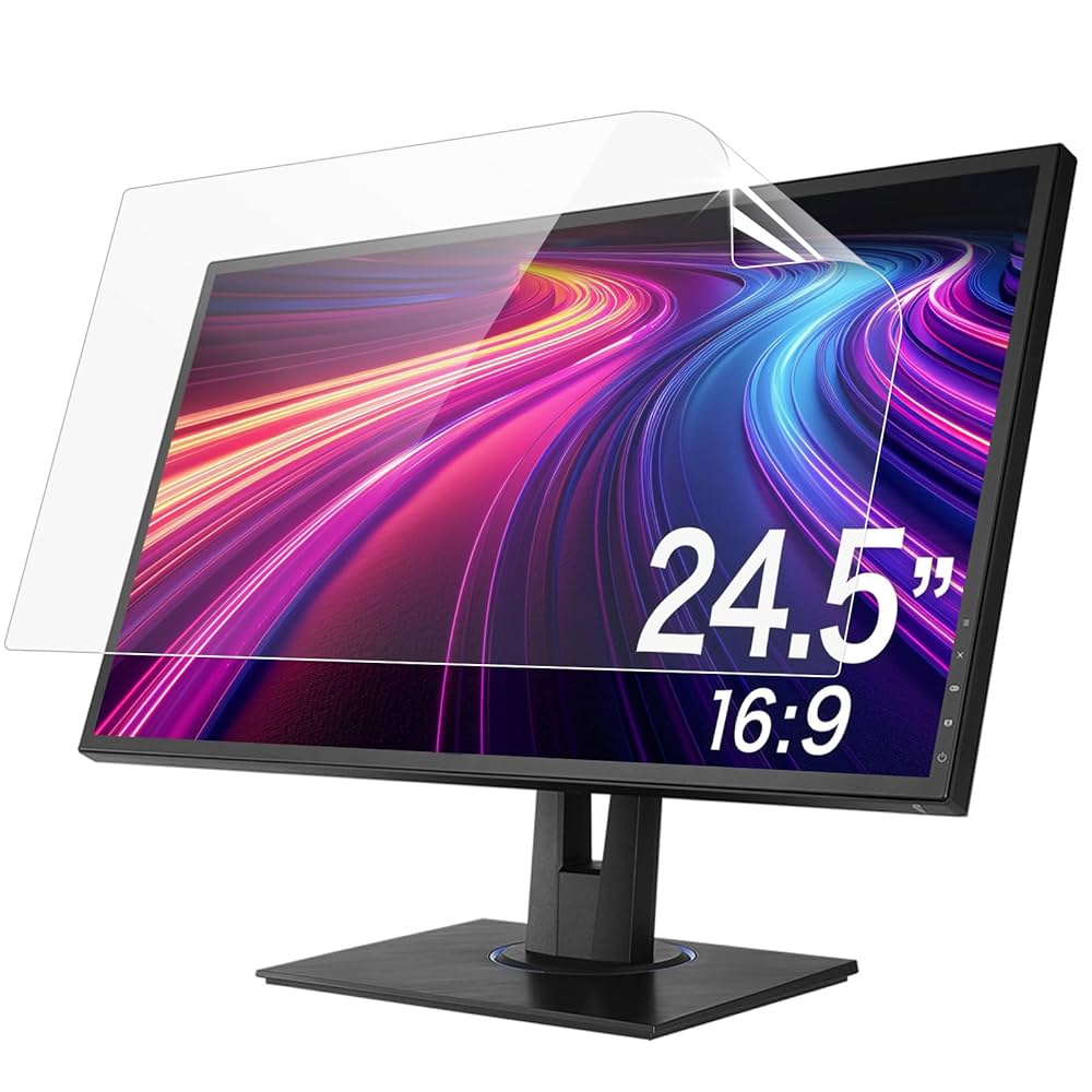 Amazon | PCフィルター専門工房 24.5インチ 16:9 対応 ブルー