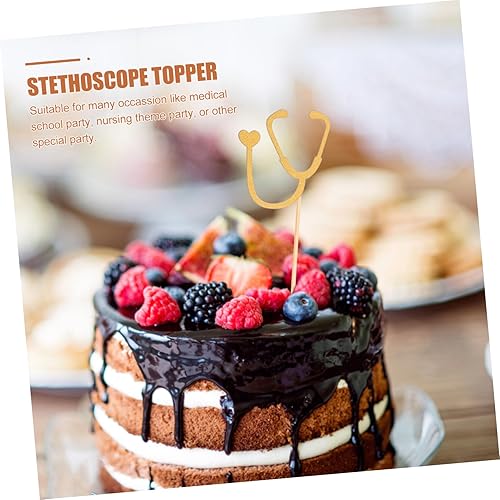 Miniatura 2 de Amosfun 24 piezas de adornos para cupcakes para enfermeras para la escuela, graduación, médica, enfermera, temática de fiesta de cumpleaños,