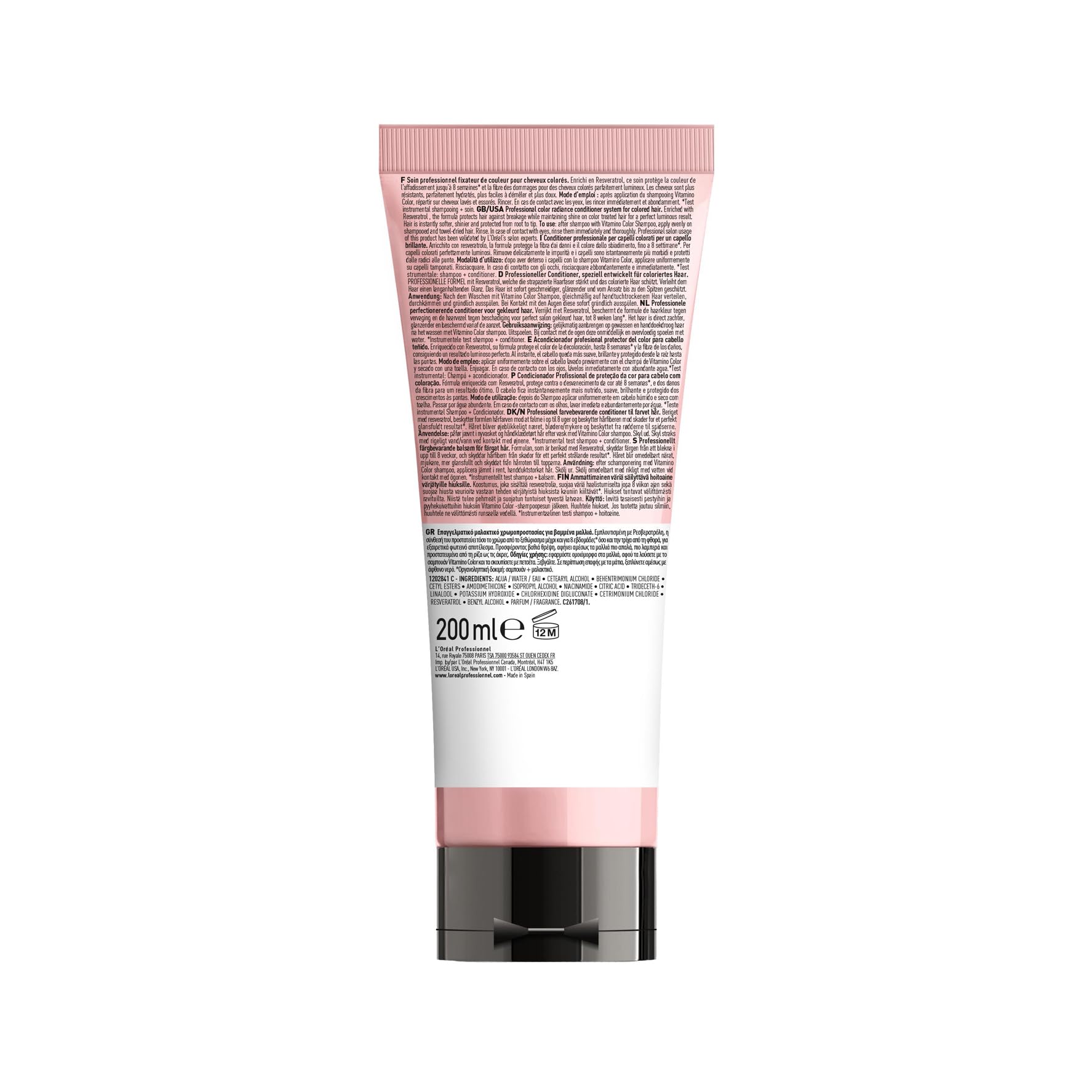 L'Oréal Professionnel | Farberhaltende Spülung für coloriertes Haar, Mit Resveratrol, Serie Expert, Vitamino Color Conditioner, 200 ml