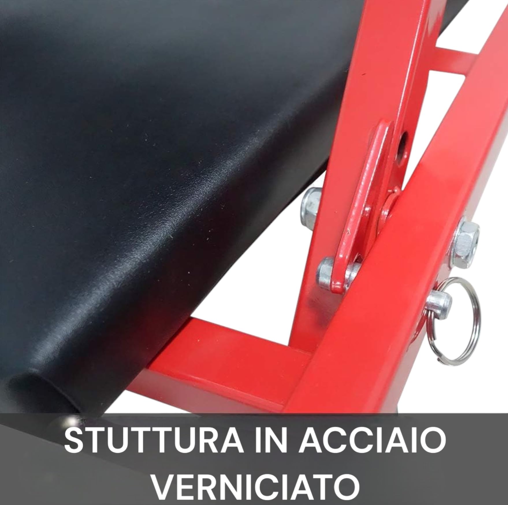 TANIASHOP Lettino Sgabello Sottoauto 2 in 1 Carrello sotto Macchina da Officina in Metallo con 6 Ruote girevoli a 360° Sdraio Pieghevole Portata Fino a 150 kg Max