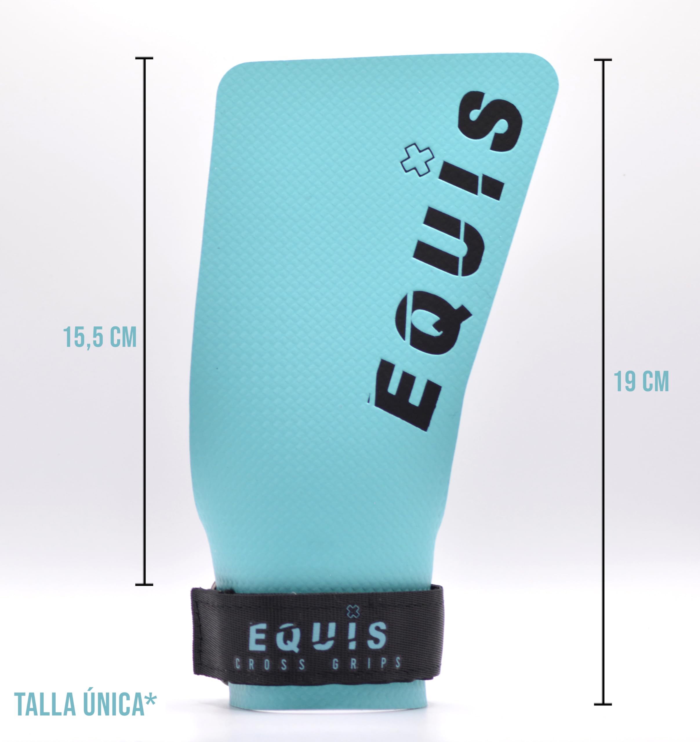 EQUIS GOVICENS Calleras para Cross Training. Grips Cross Training. Protección para Gimnasia y Calistenia (Turquesa)