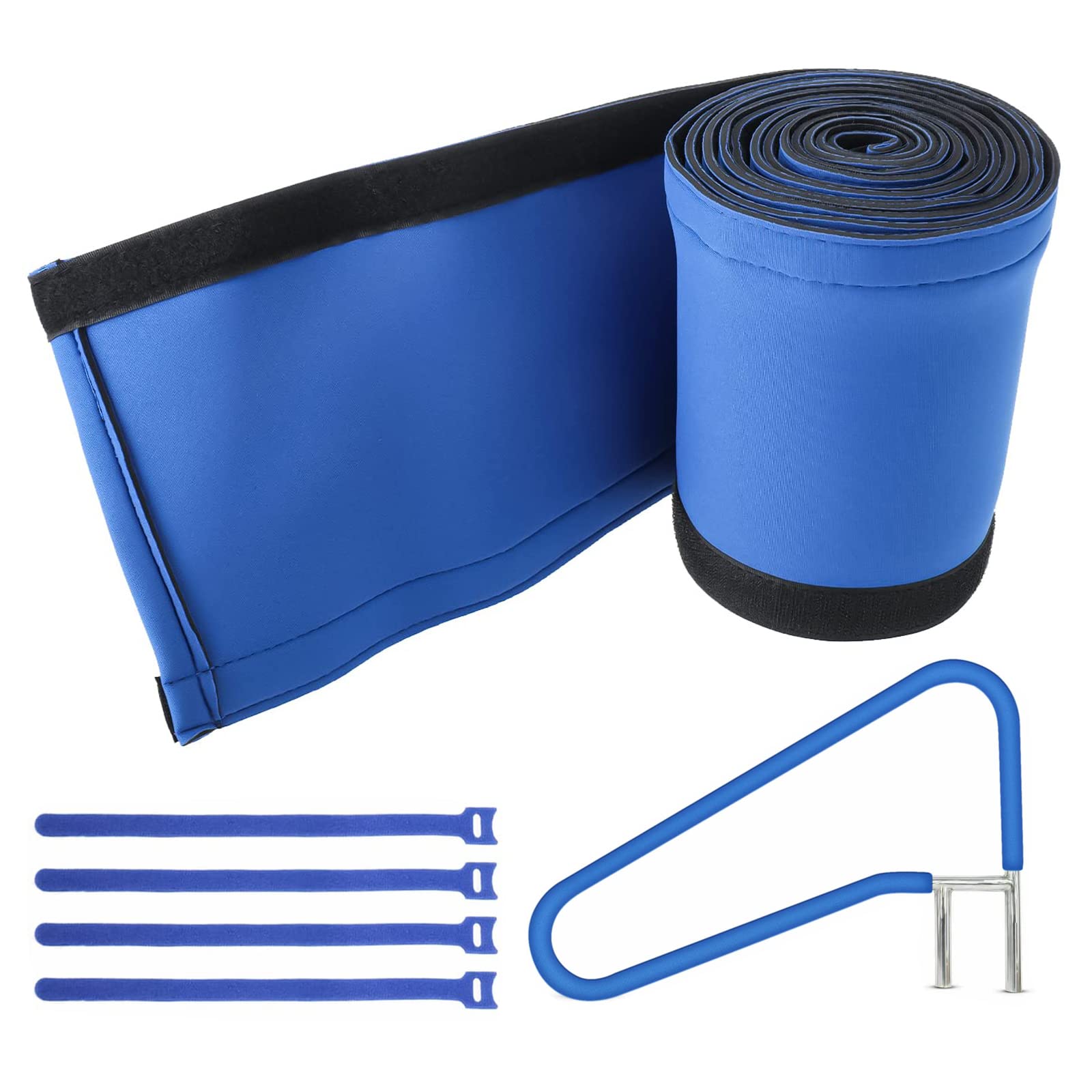 Patioer Swimming Pool Hand Rail Cover 10 Feet, 1.9 Inch Diameter Pool Rail Grips, Royal Blue Swimming Pool Anti Slip Handrail Covers
