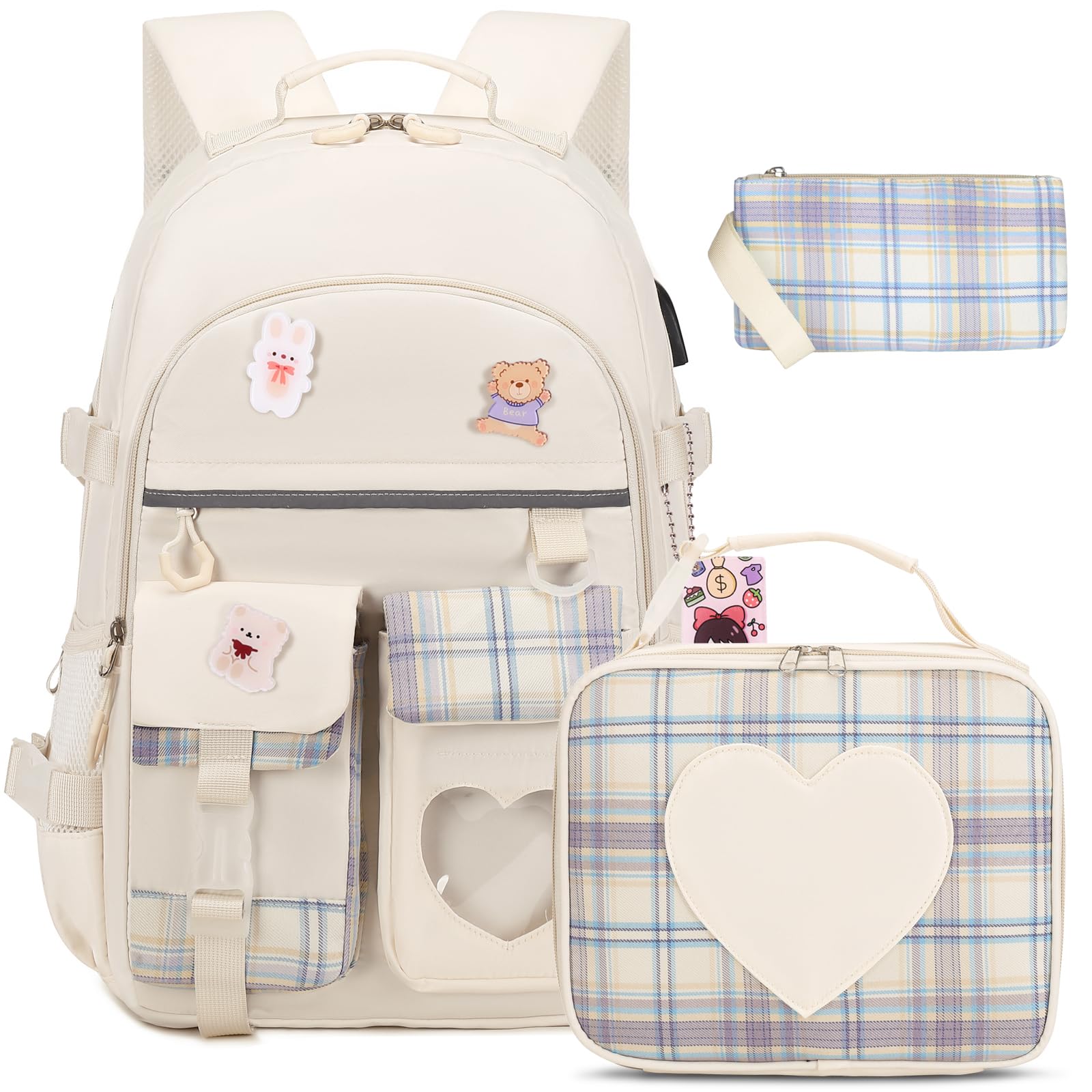 ACESAK Backpack for Girls - Bookbag Backpacks Schoolbag for Girls Kids Teen Women Casual Travel Daypacks - School Bag Elementary Middle School College