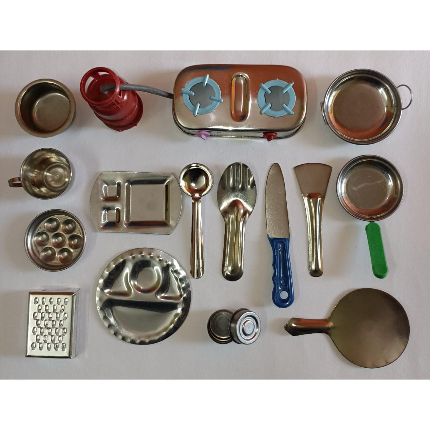 KGR Splash Miniaturetoy (15pcs) Kitchen Set | Real Cooking Kit for Play Kitchen Set for Kids/Girls (B0D94KWT6K) Amazon Price History, Amazon Price Tracker