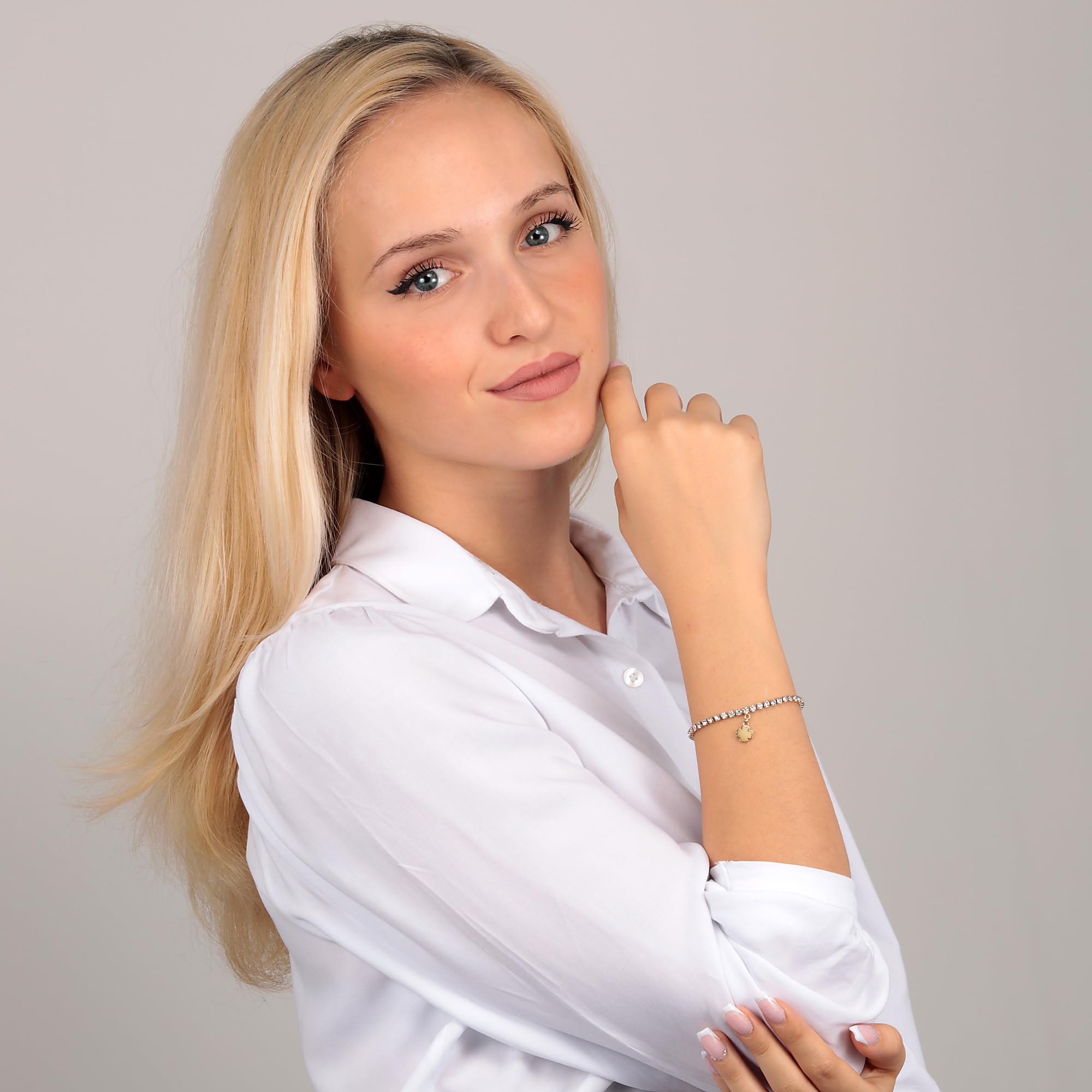 La Petite Story FRIENDSHIP damska bransoletka, stalowa, kryształy - LPS05ARR71, stal stopowa, Stal stopowa