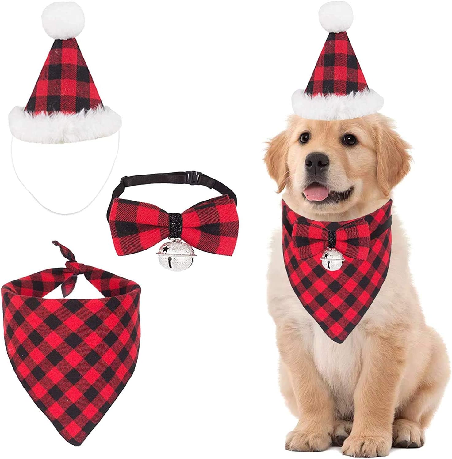 Dog bandana and bow set Clearance