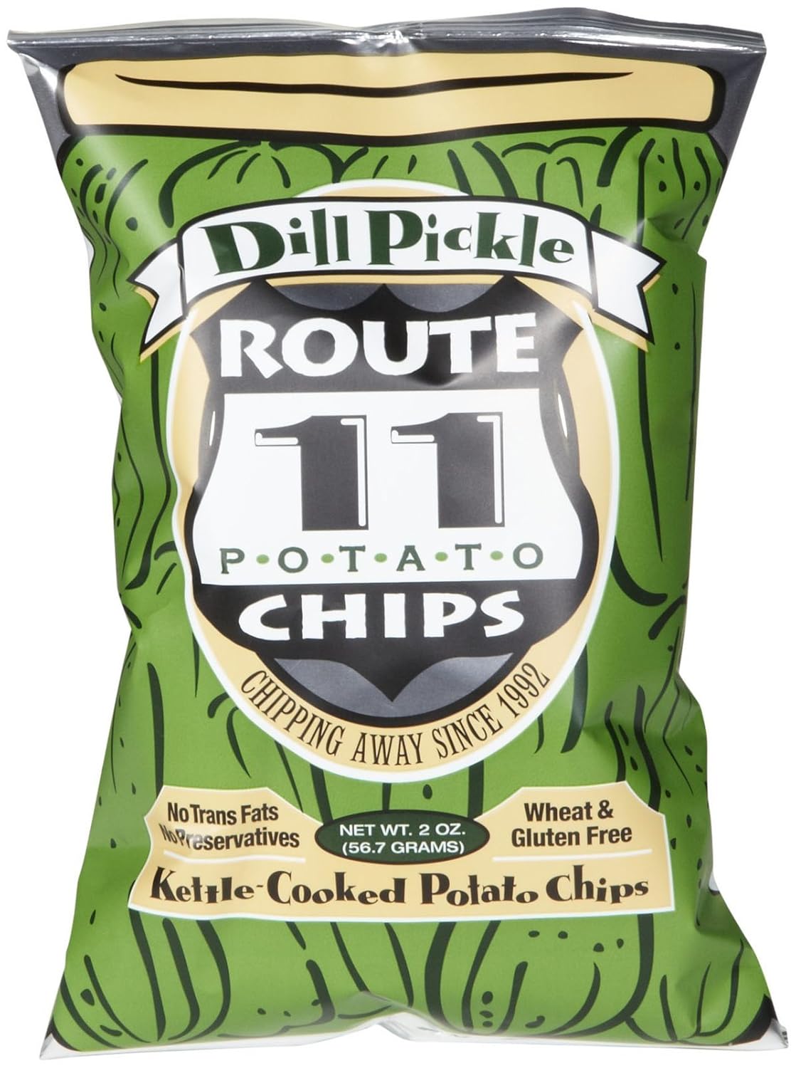 Route 11 Dill Pickle Potato Chips 2 oz Grocery