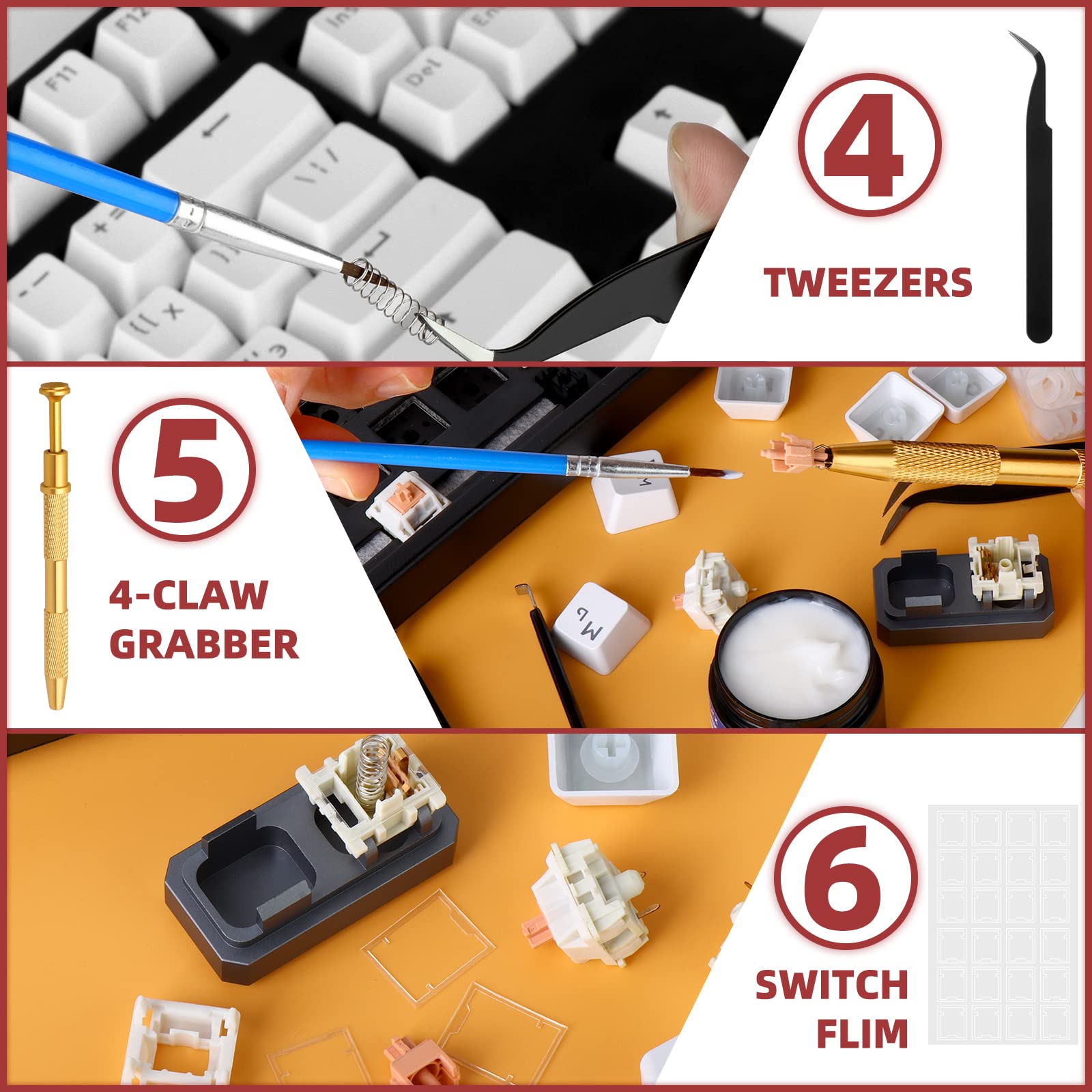 Kit de Lubricante y Herramientas para Teclado JRX 205G0 15g
