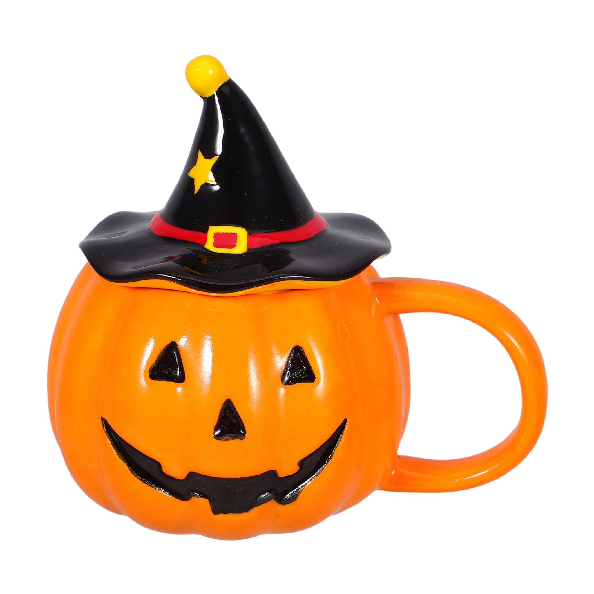 320 mL Halloween Pumpkin Mug, 11 Oz Cute Ceramic Coffee Cup