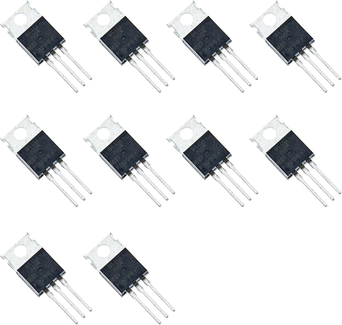 10 piezas BT151-800R BT151 tiristor SCR unidireccional 12 A 800 V, TO-220.