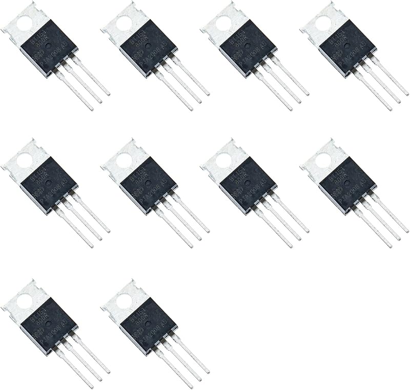 10 piezas BT151-800R BT151 tiristor SCR unidireccional 12 A 800 V, TO-220.