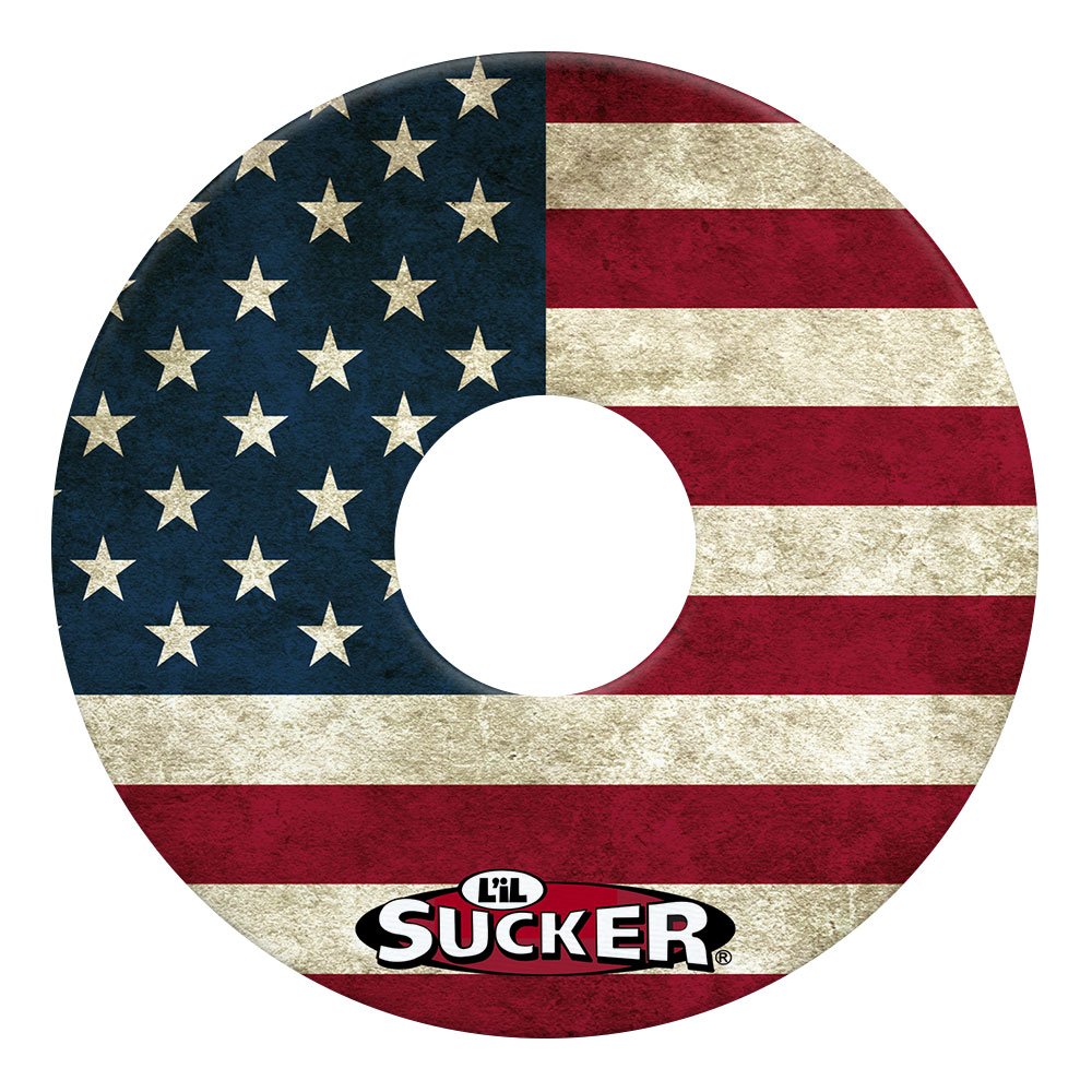 L'il Sucker Stars & Stripes Suction Ring - Non-Tipping, Anti-Spill Can Drink Holder for Boats, Trucks, Home & Outdoors - Secure Your Drinks and Prevent Spills with Our Non Slip Cup Coaster - 1 Pack