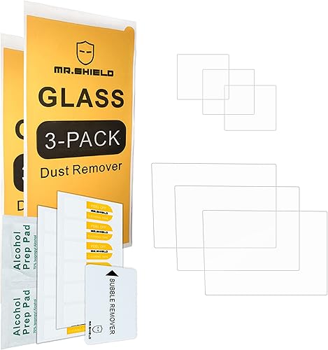 Miniatura 2 de Mr.Shield Protector de pantalla para cámara Nikon Z 8 Z8 + pantalla superior 3+3 unidades vidrio templado vidrio japonés con dureza 9H protector de