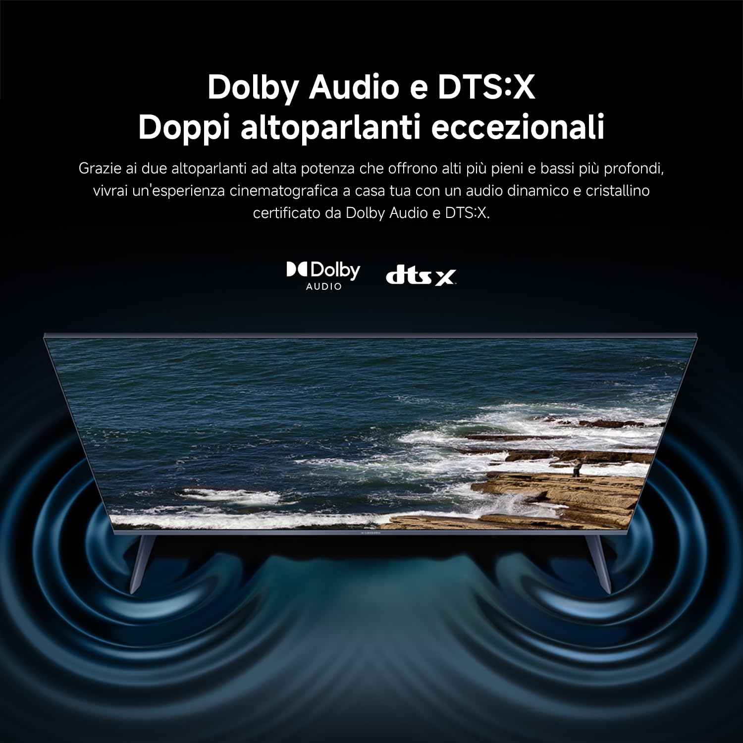 Xiaomi TV A Pro 32 32 cali (81 cm) QLED Smart TV Google TV Triple Tuner Dolby Audio DTS