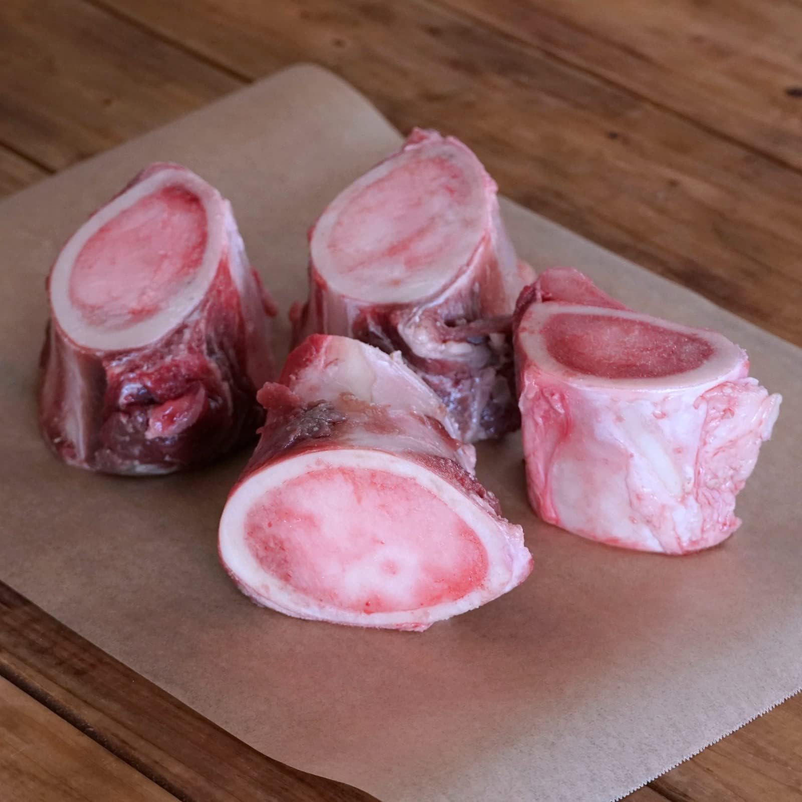 Grass-fed Australian Beef Marrow Bones, 1kg frozen beef bones, bone marrow, bone broth for soup, from pasture-raised cattle, no hormones, no antibiotics, Horizon Farms
