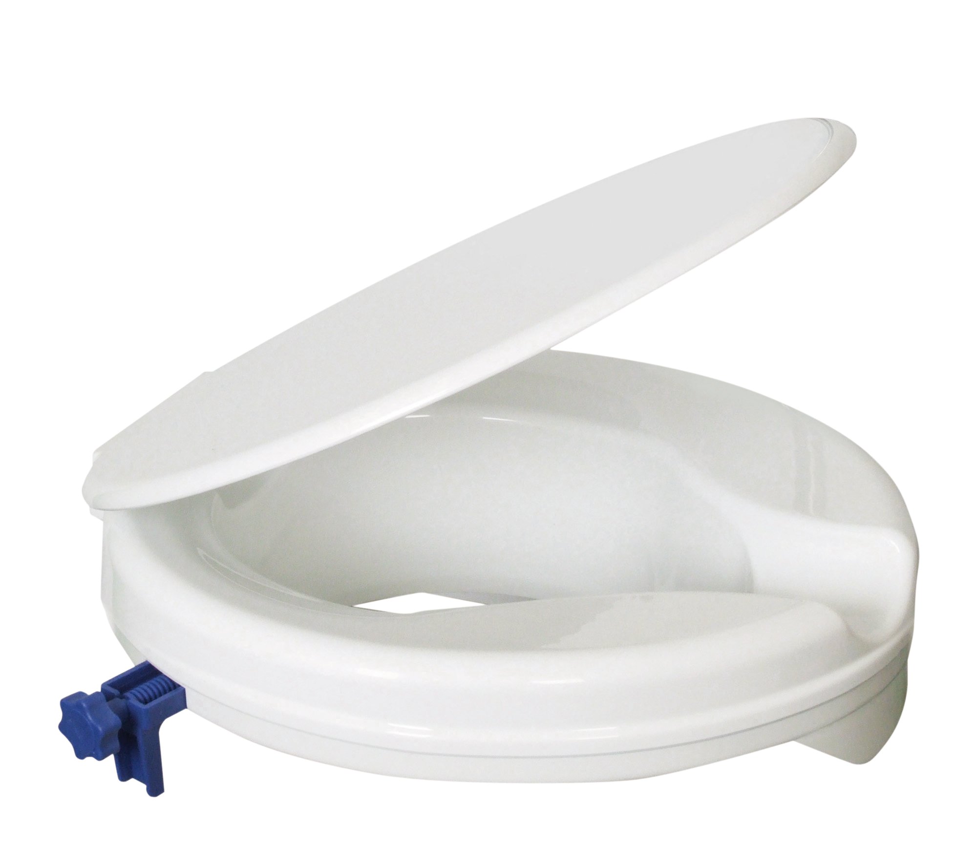 Raised Toilet Seat with Lid