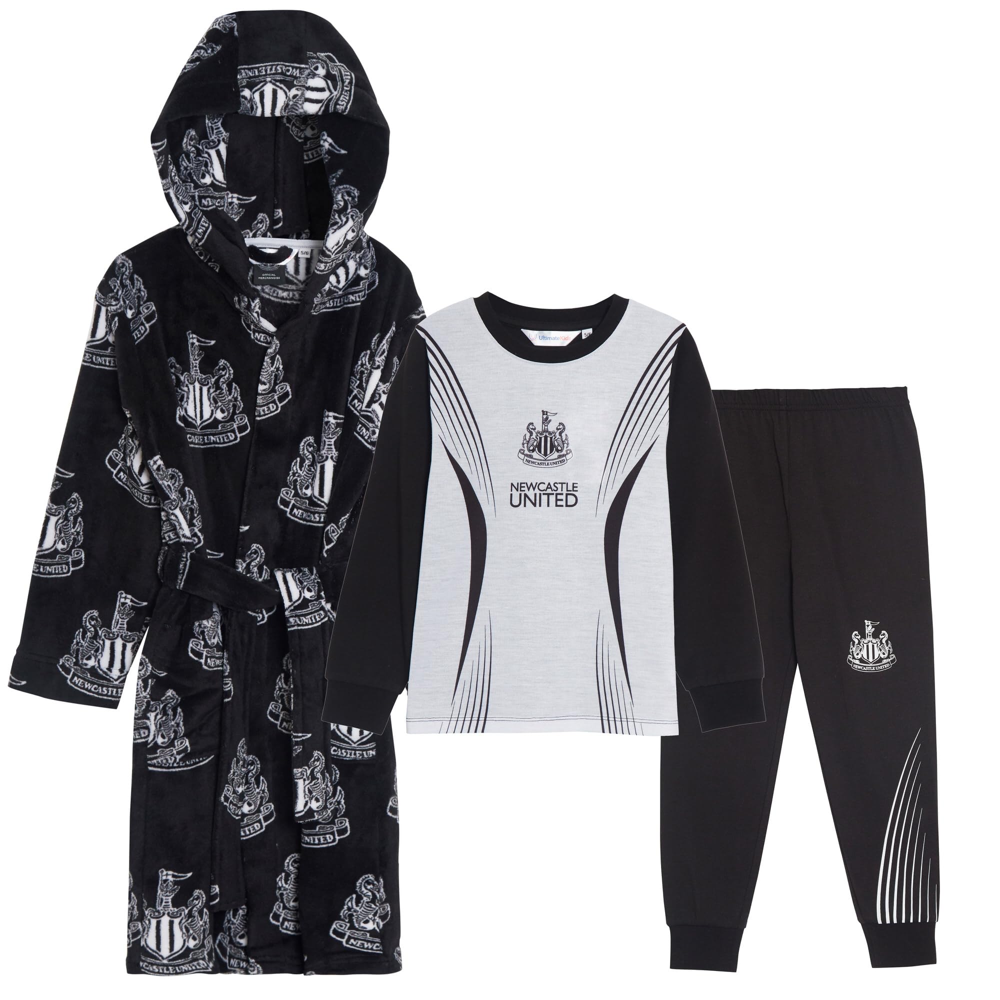 Kids Newcastle United 3 Piece Nightwear 11-12 Years