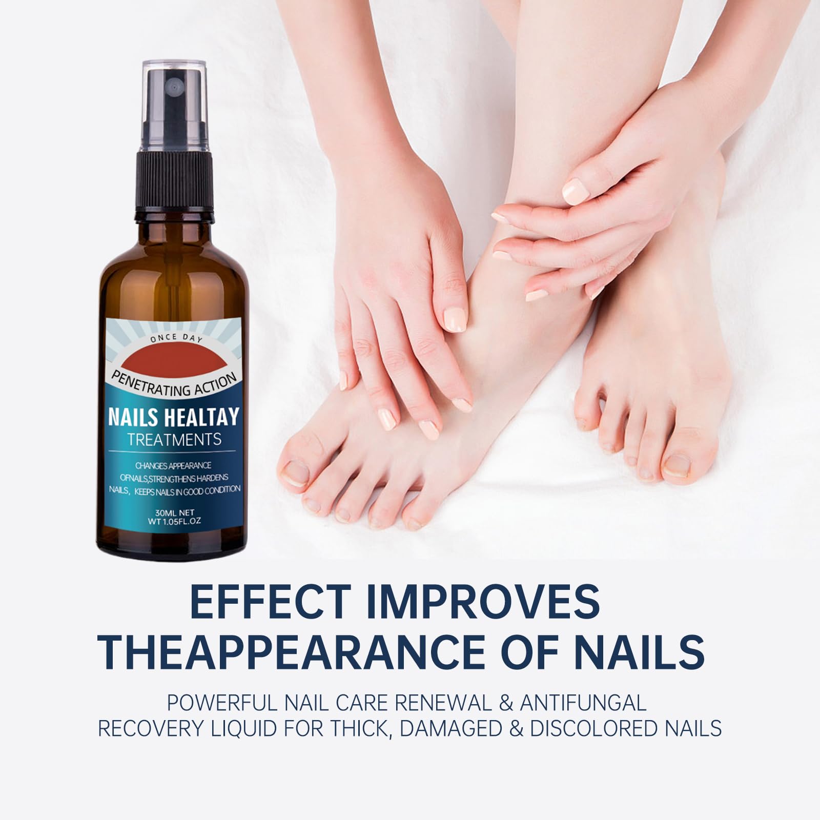 Nail Care - Nourishing Oil for Thick or Dry Toenails - Gentle Formula for Nail & Cuticle Care - Daily Foot & Nail Maintenance - Image 4