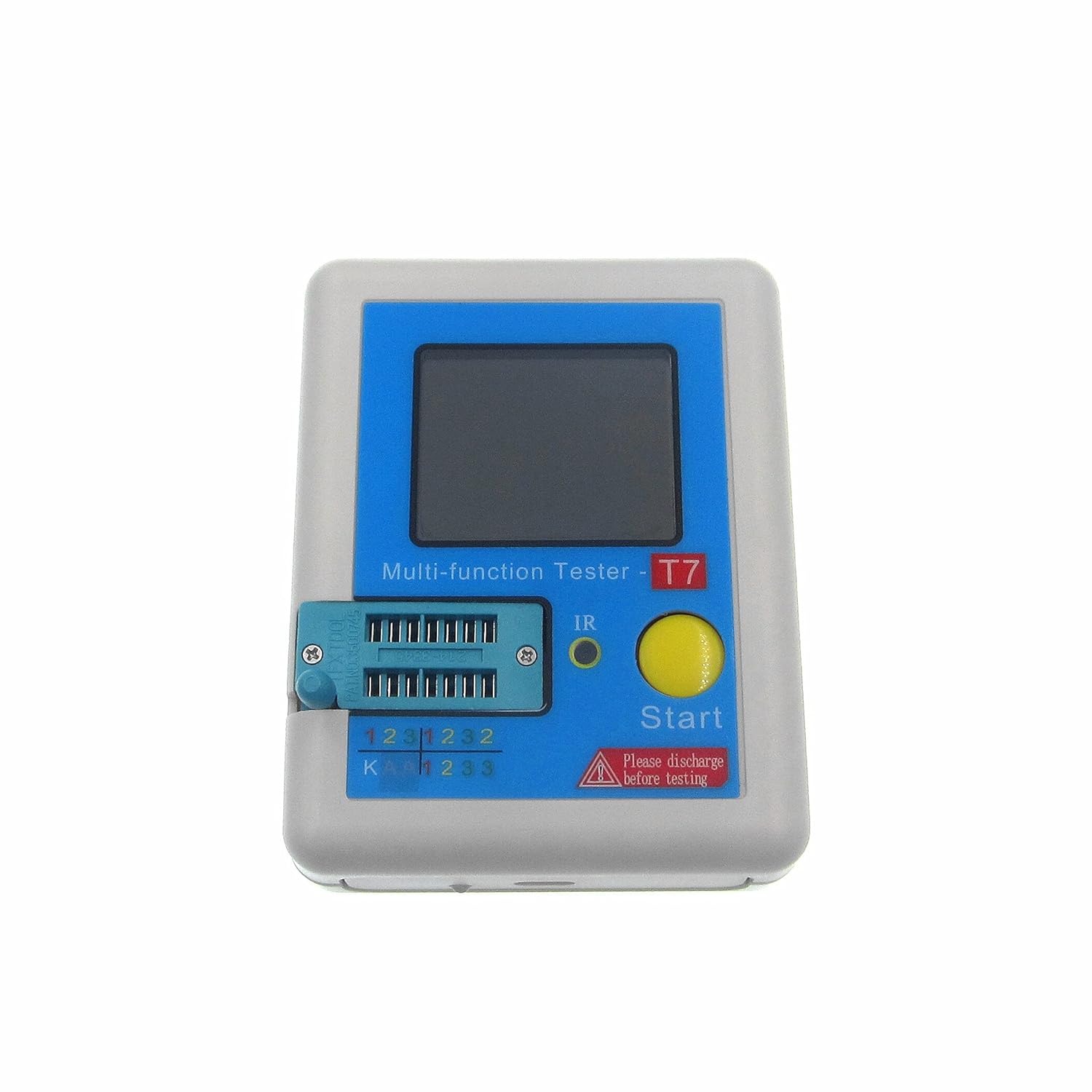 Lysee 3D Printer Parts & Accessories - LCR-TC1 LCR-T7 TC-T7-H T7 Display Transistor Tester Multifunctional TFT Backlight Diode Triode Capacitance LCD Screen Meter - (Color: LCR-T7)