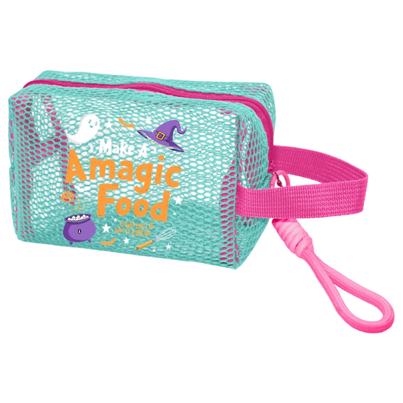 Tsophreniq Halloween Candy Collection Bags for Children Sturdy Meshes Trick or Treating Pouches Party Supplies Sturdy Mesh Halloween Treat Bags for Kids