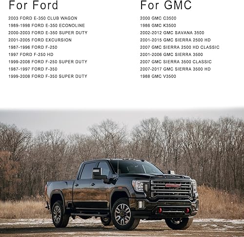 Miniatura 4 de 10591D - Tapón de combustible diésel con bloqueo para Chevy Silverado Express C4500 K3500, Ford F-250 F-350, Dodge Ram 3500 W250 D250, GMC Sierra